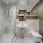 Designing bathrooms with Marble effect porcelain tiles